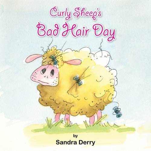 Curly the sheep’s bad hair day
