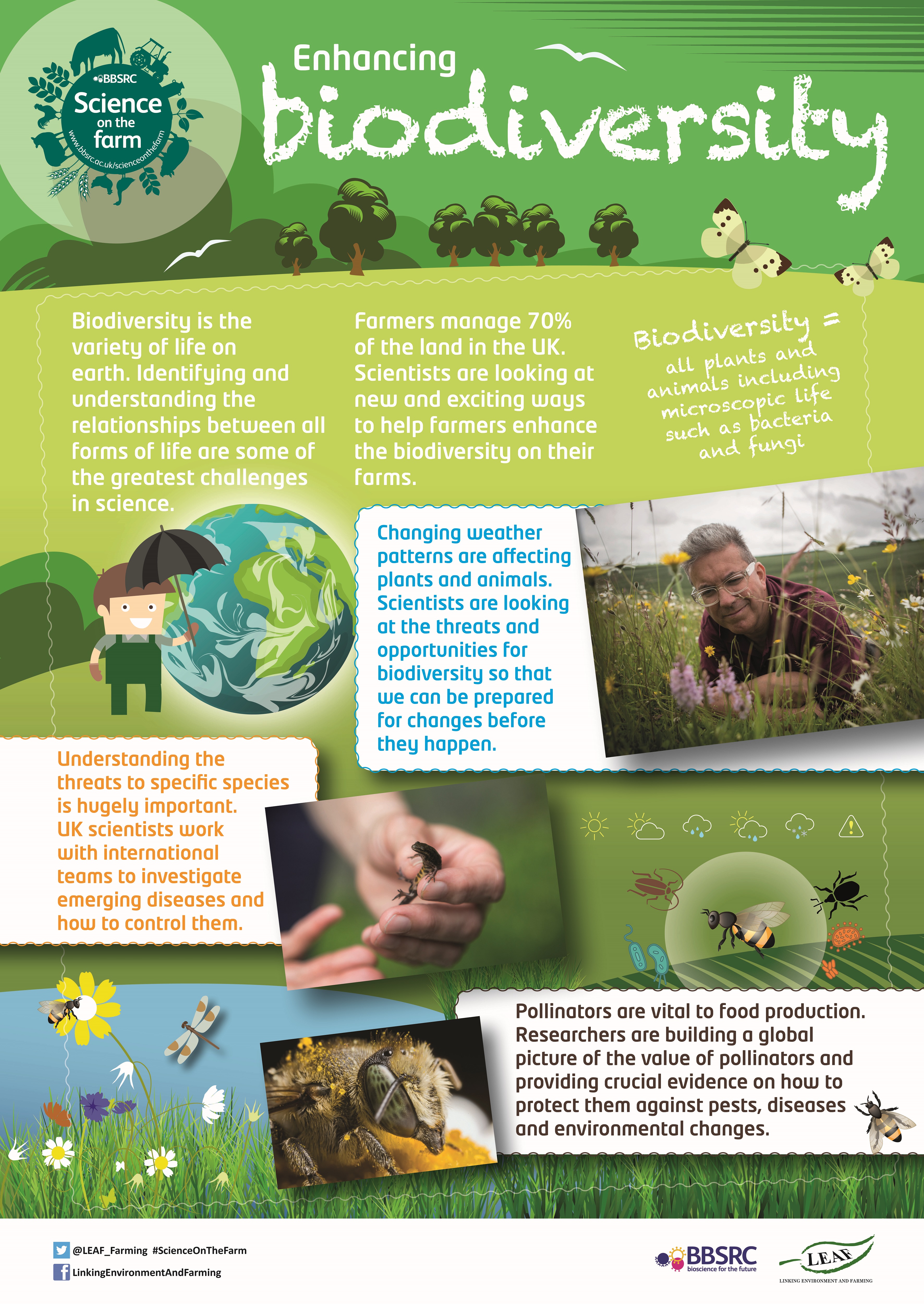 BBSRC Science on the Farm poster - BIODIVERSITY | Teaching Resources |  Countryside Classroom