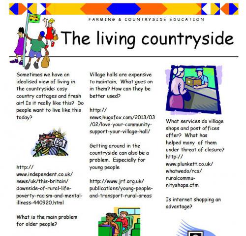topic about life in the countryside